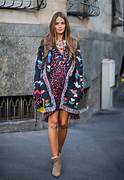 Women's Bohemian Floral Print Kimono Coat